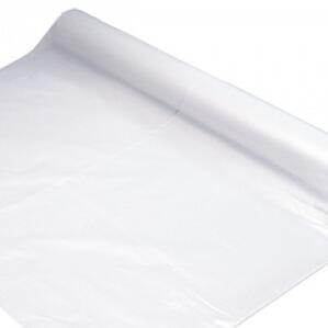 Visqueen Clear Builders Thin Polythene Plastic Sheet TPS 25M x4M roll Dust sheet 